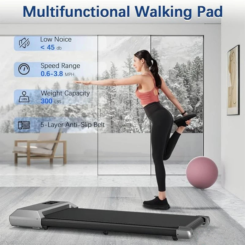 Superun Home Treadmill 2.5HP Two In One Walking Running Machine