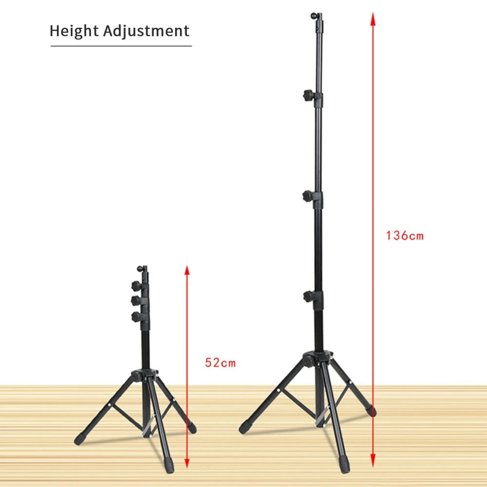 Unho Retractable Adjustable iPad Floor Stand Tripod 360 Degree Rotation