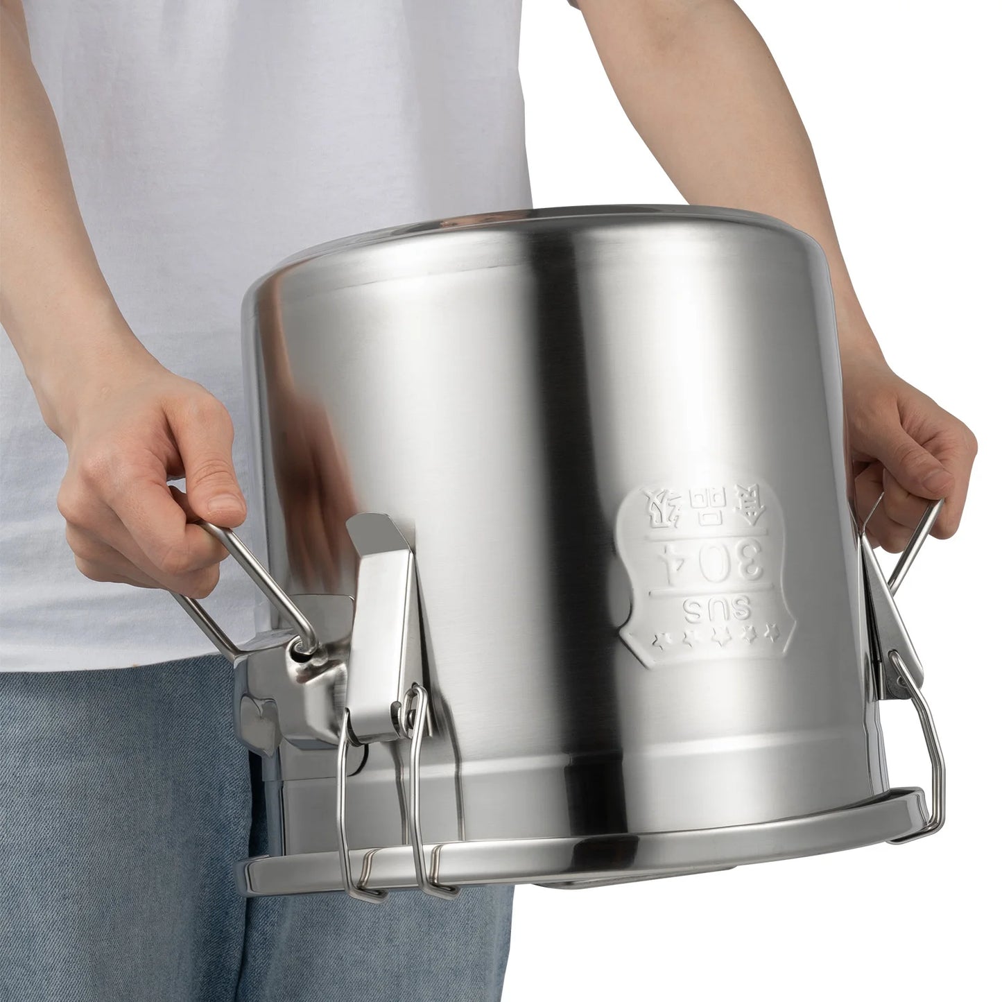 Bymaocar 304 Stainless Steel Cereal Storage Container Airtight