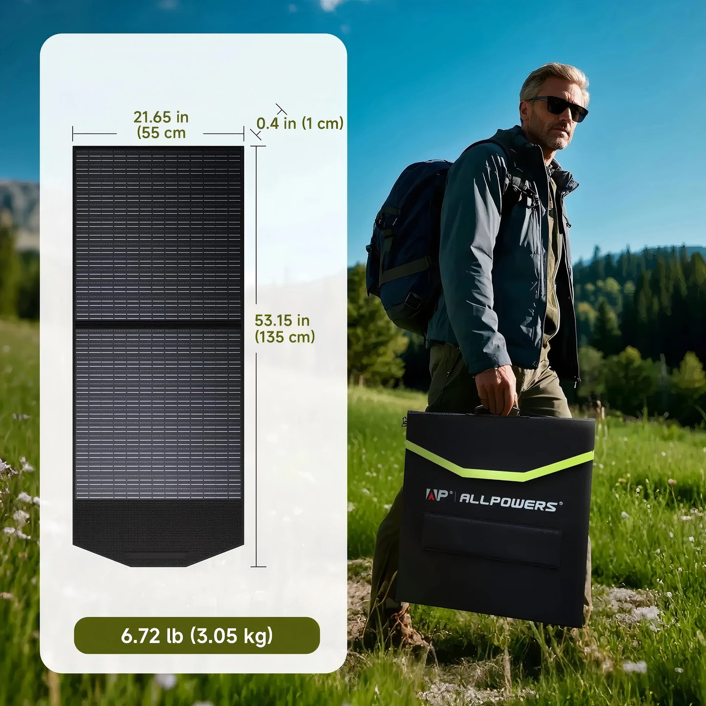 ALLPOWERS R600 Portable Power Station 299Wh LiFePO4 Solar Generator