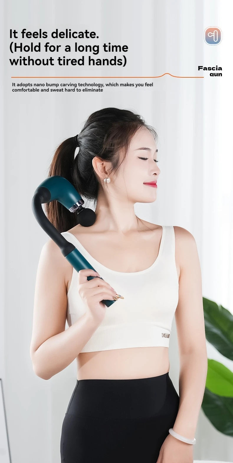 Paqin Smart Electric Fascia Gun Handheld Muscle Relaxation Massage Device