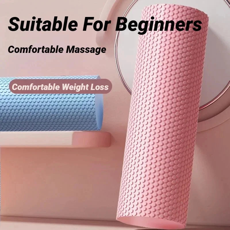 Hexagonal EVA Foam Yoga Roller With 3D Massage Nodes