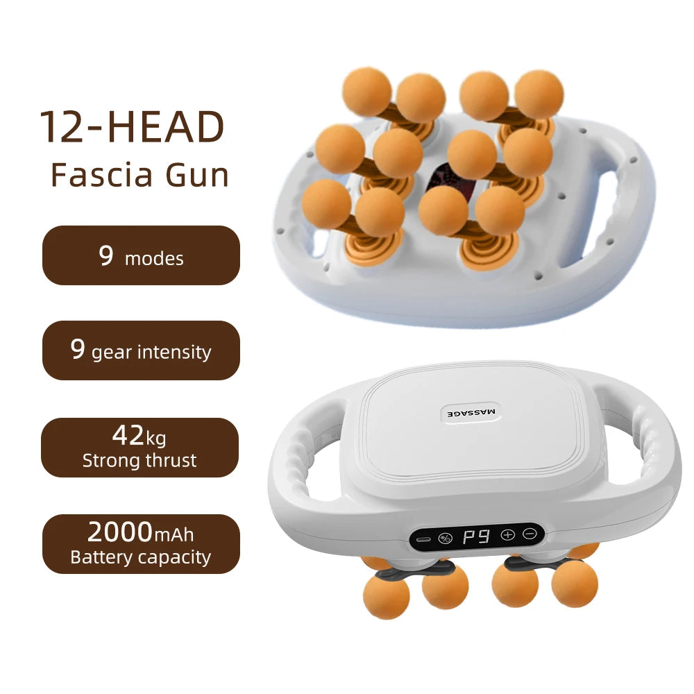 Foreverlily High Frequency Vibration Body Massage Gun Muscle Recovery Tool