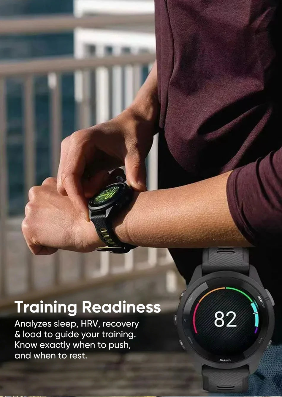 Garmin Forerunner 265 GPS Smartwatch AMOLED Display Heart Rate Monitor
