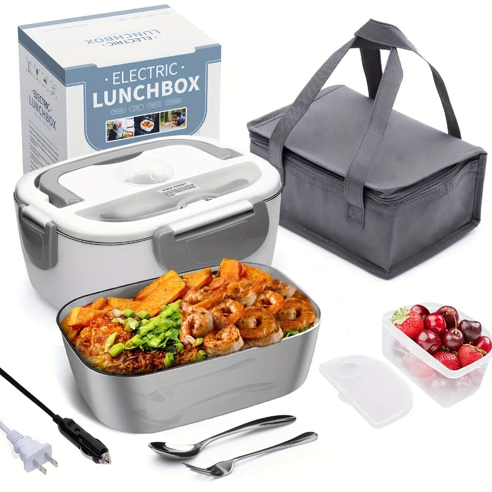 AEDG Portable Electric Lunch Box Warmer For Car And Home