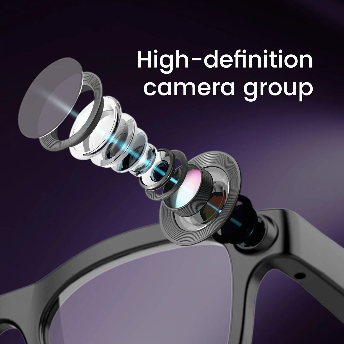 Experience hands free filming and real time translation with FG03 AI Smart Glasses, your wearable camera and translator in one, designed to keep you connected without distraction.