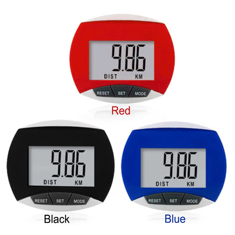 Accurate Clip Pedometer Step Tracker With LCD Display For Walking