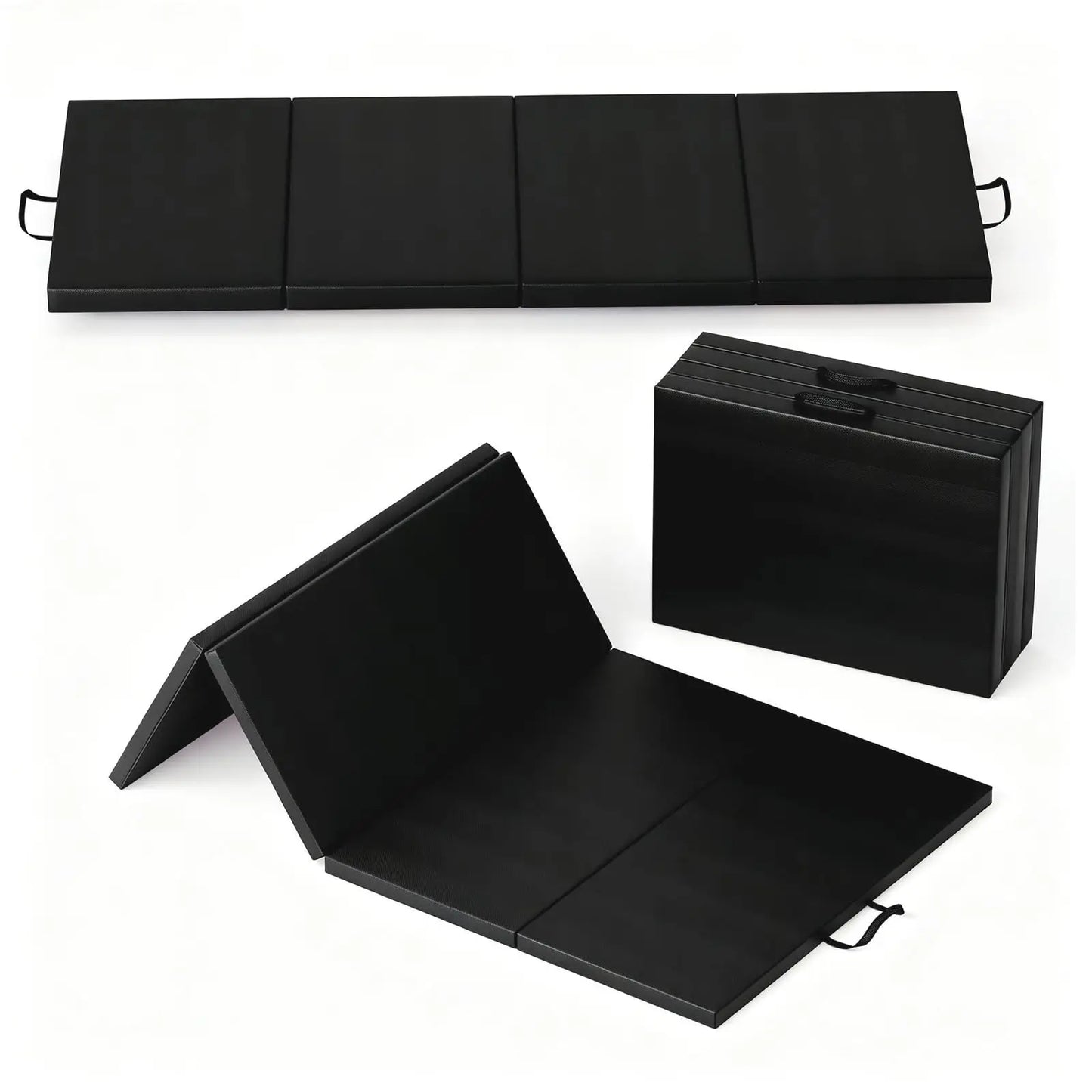 HiMISS Portable Folding Gymnastics Mat For Home Yoga Pilates Training
