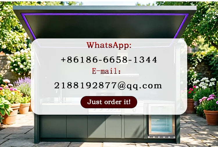 Outdoor Kitchen Cabinet 304 Stainless Steel Fully Equipped