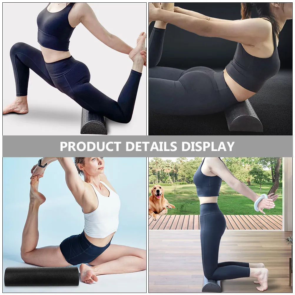 Half Foam Roller for Yoga Pilates and Physical Therapy