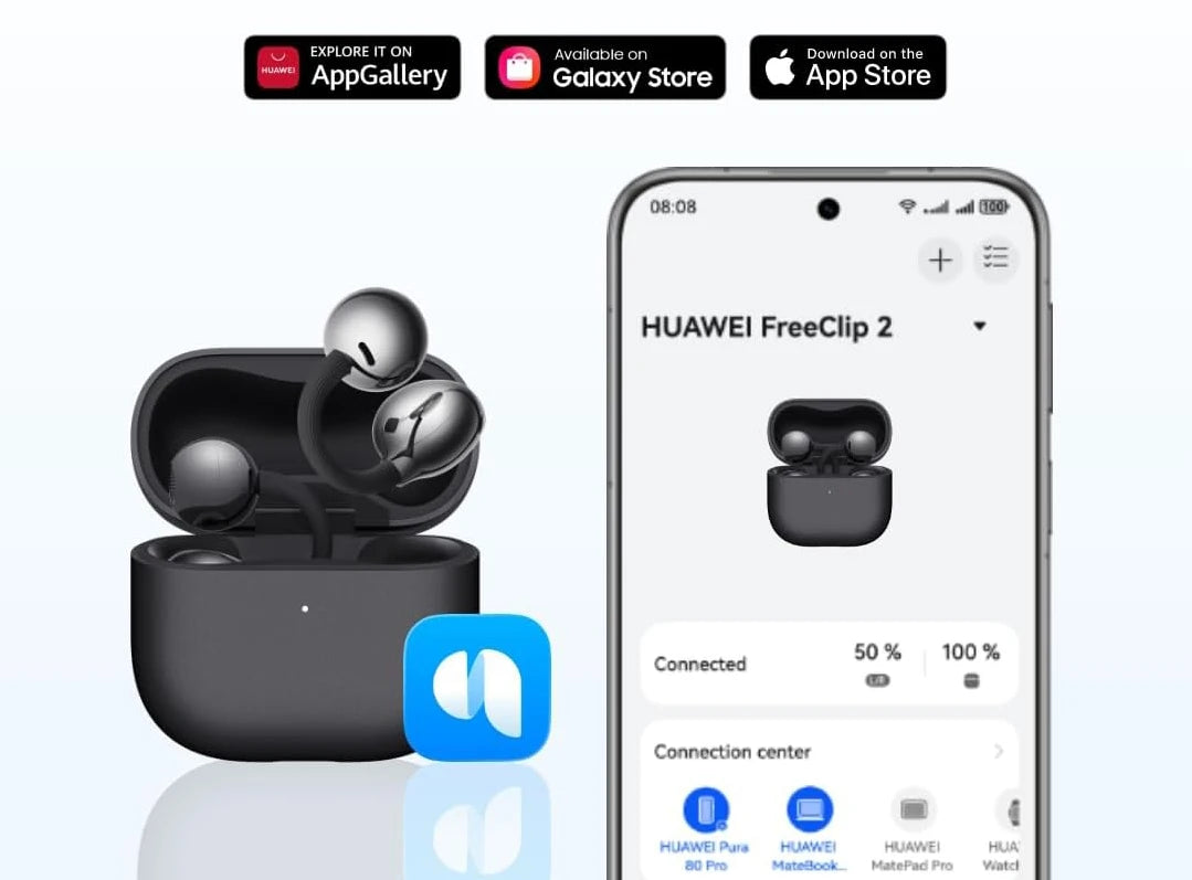 Huawei Freeclip 2 Wireless Earbuds With Adaptive Open-Ear Listening