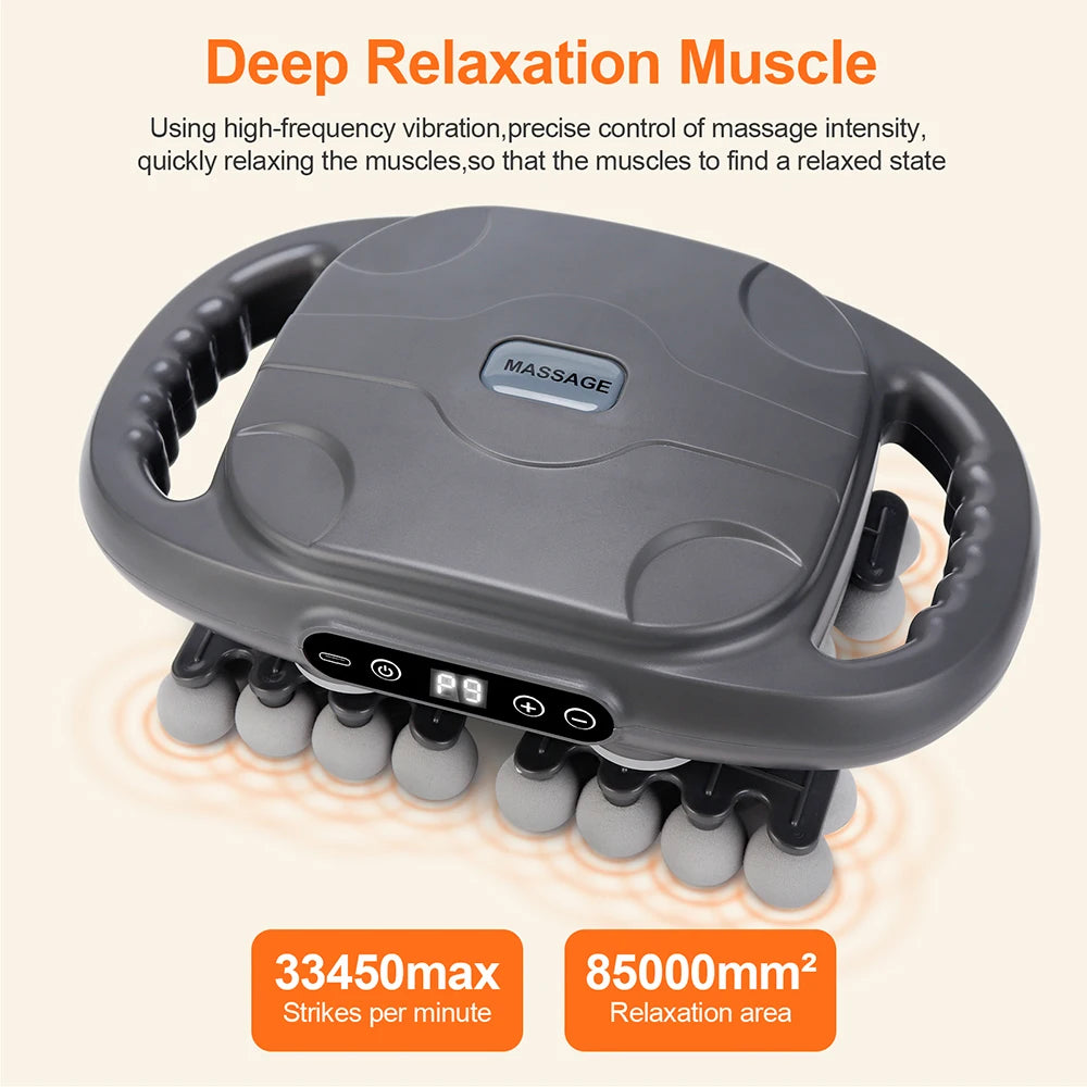 Foreverlily High Frequency Vibration Body Massage Gun Muscle Recovery Tool