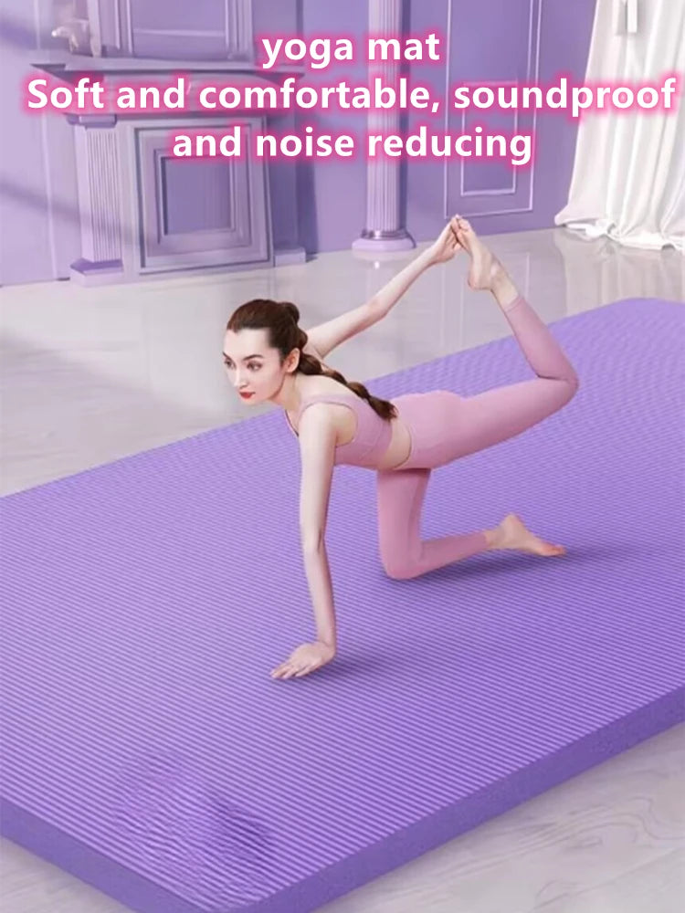 Non Slip Yoga Mat For Home Gym Travel Cushion Workouts