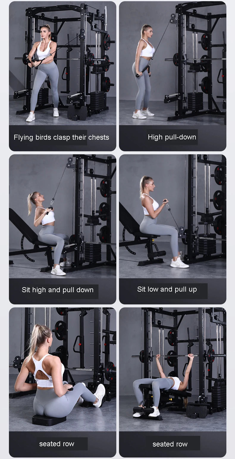 SRhxq Smith Gantry Multi Functional Strength Training System