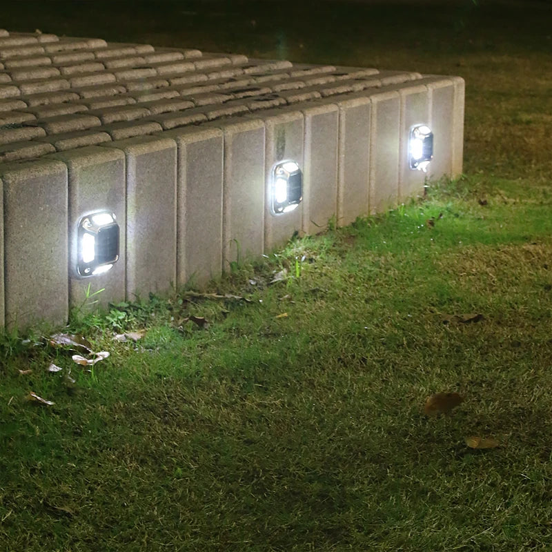 8 LED Solar Driveway Light Outdoor Garden Ground Lamp Waterproof