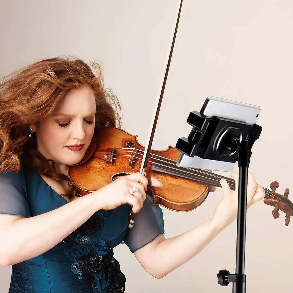 Unho Retractable Adjustable iPad Floor Stand Tripod 360 Degree Rotation