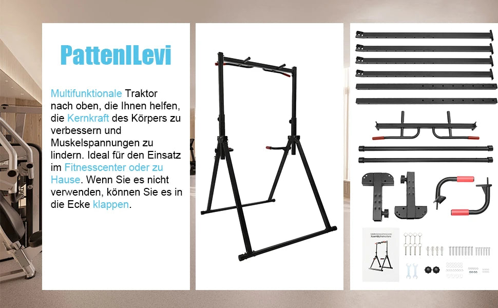 Pull Up Bar Dip Bar Power Tower Home Gym Equipment