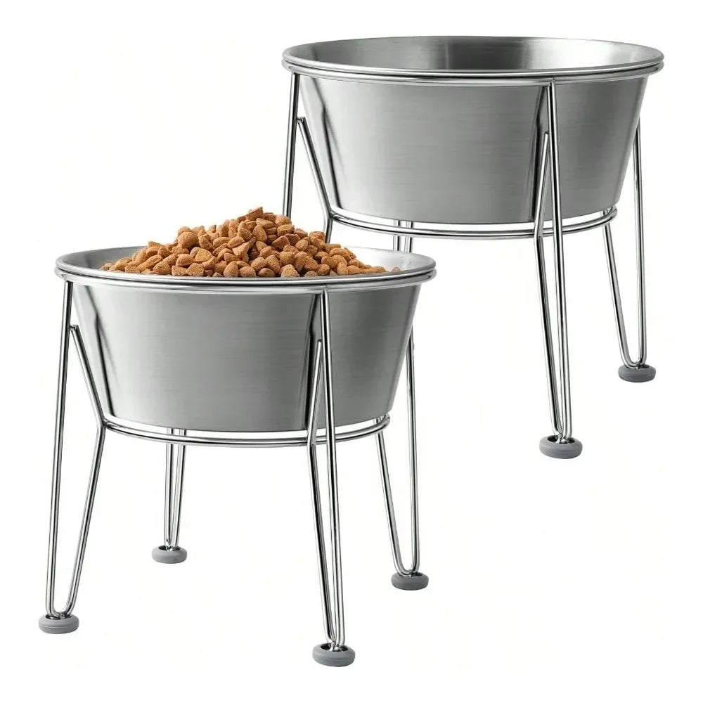 Elevate mealtime with a stylish raised feeder that keeps your dog comfortable and supports easier digestion.