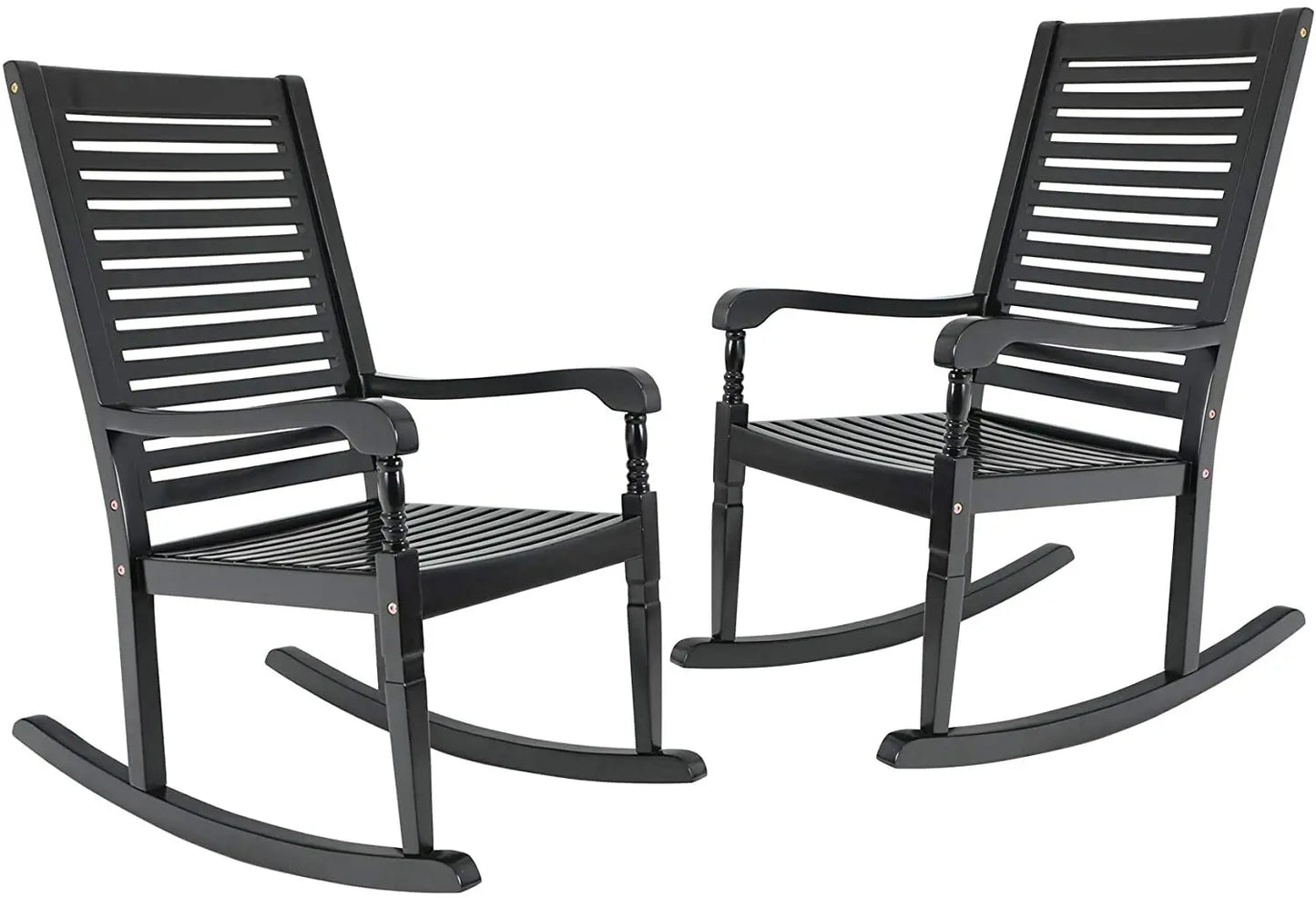 Outdoor Acacia Wood Rocking Chairs For Deck Balcony Patio