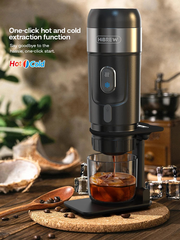 HiBREW Portable Espresso Coffee Machine For Car And Home 12V