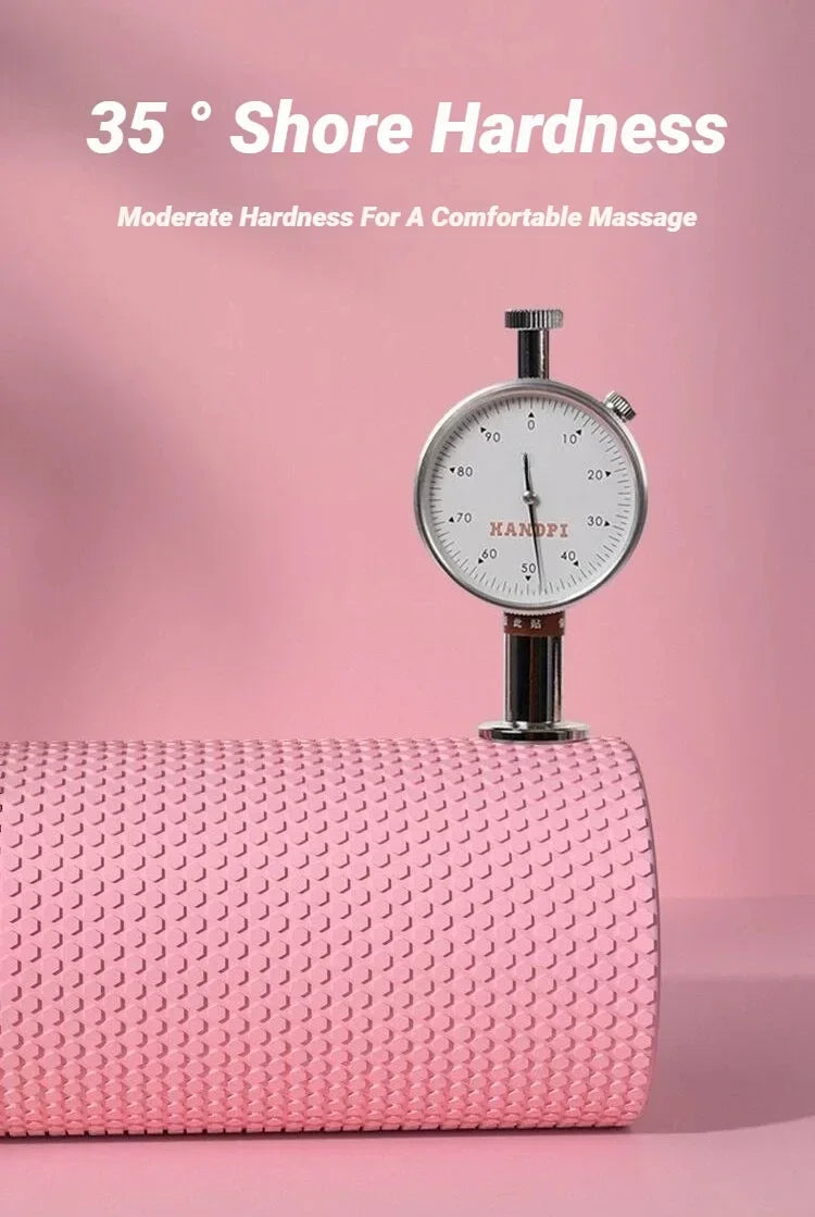 Hexagonal EVA Foam Yoga Roller With 3D Massage Nodes