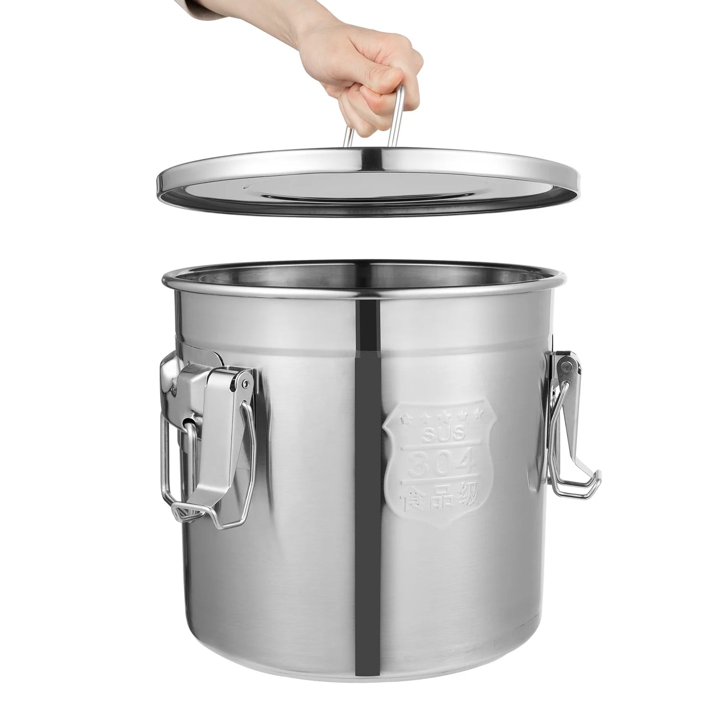 Bymaocar 304 Stainless Steel Cereal Storage Container Airtight
