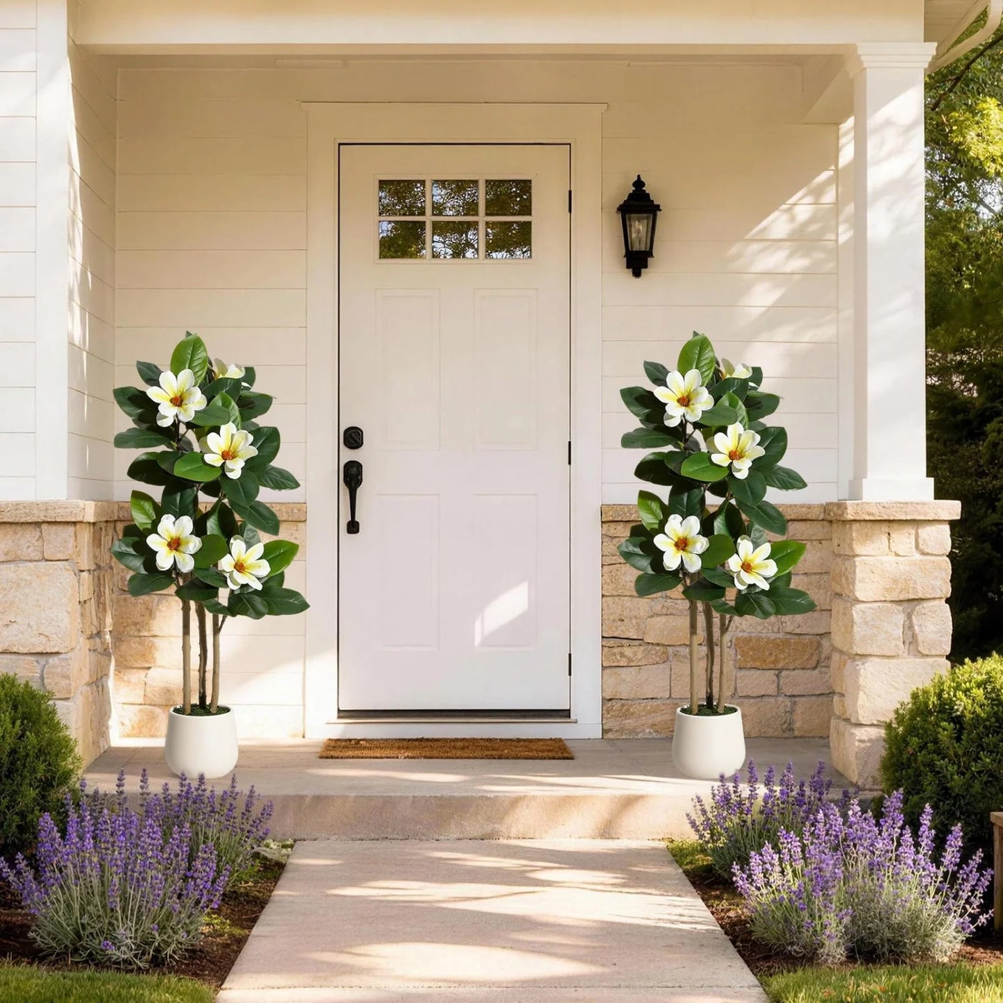 HiMISS Artificial Olive Tree With Lifelike Leaves For Home Decoration
