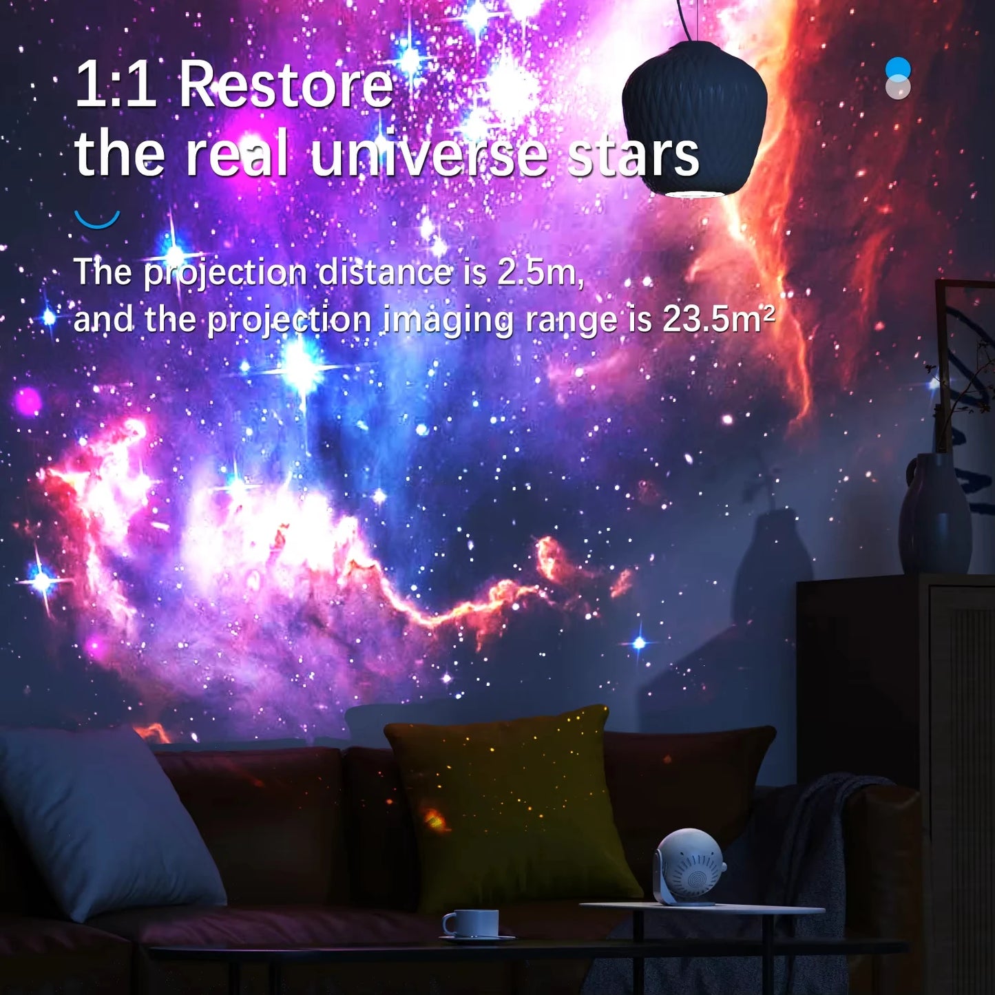 AUSYLE Galaxy Star Projector For Kids And Adults Night Sky