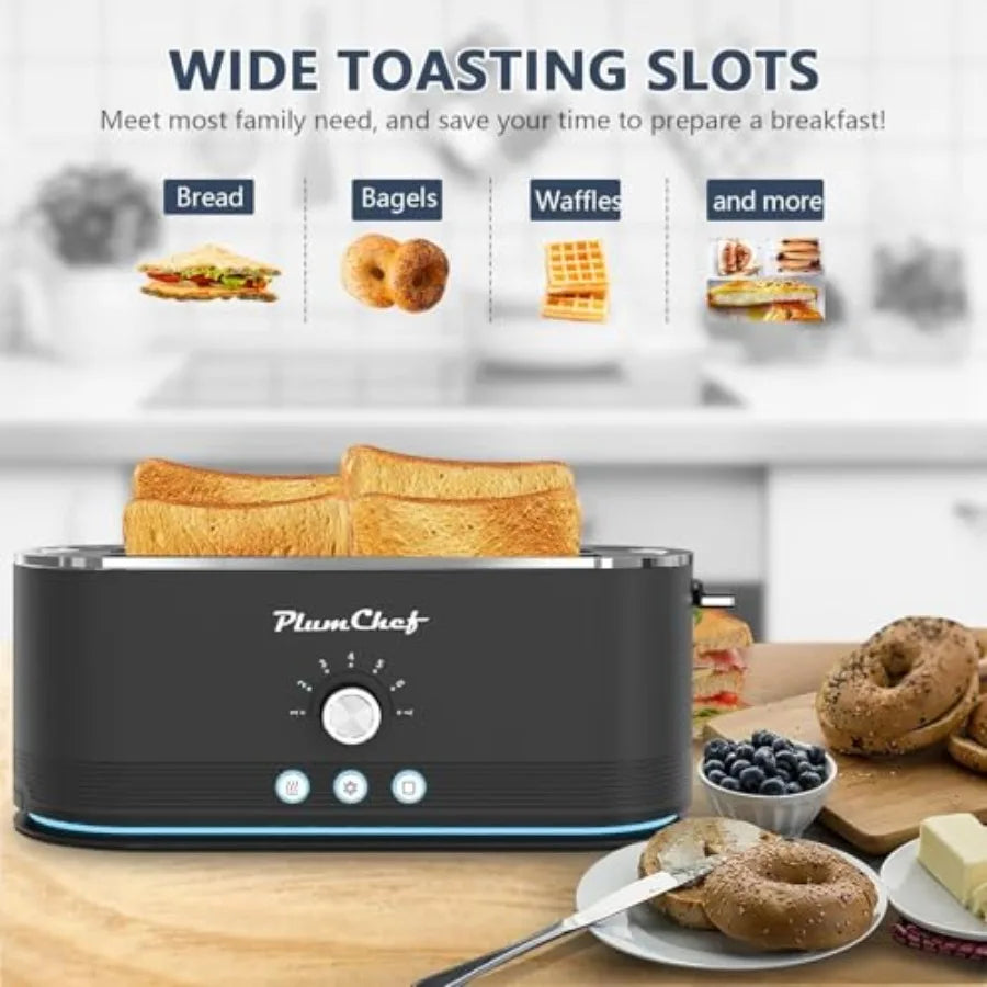 4-Slice Toaster With Extra Wide Slots And 7 Browning Settings