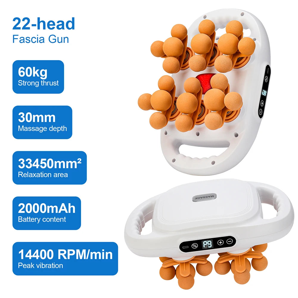 Foreverlily High Frequency Vibration Body Massage Gun Muscle Recovery Tool