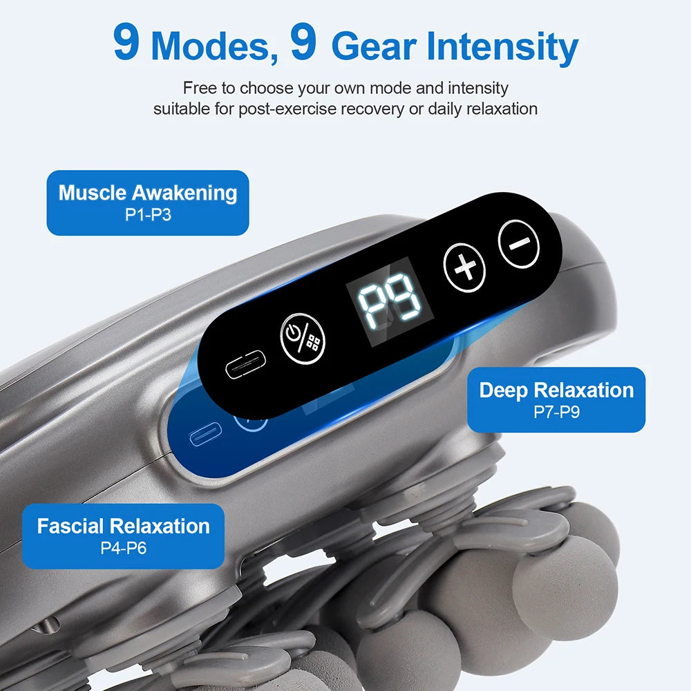 Foreverlily High Frequency Vibration Body Massage Gun Muscle Recovery Tool
