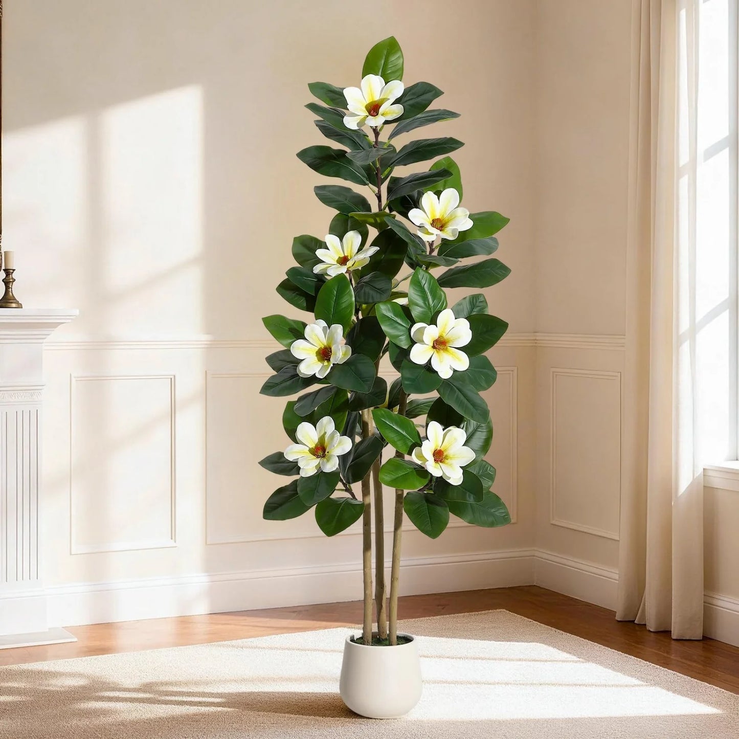 HiMISS Artificial Olive Tree With Lifelike Leaves For Home Decoration