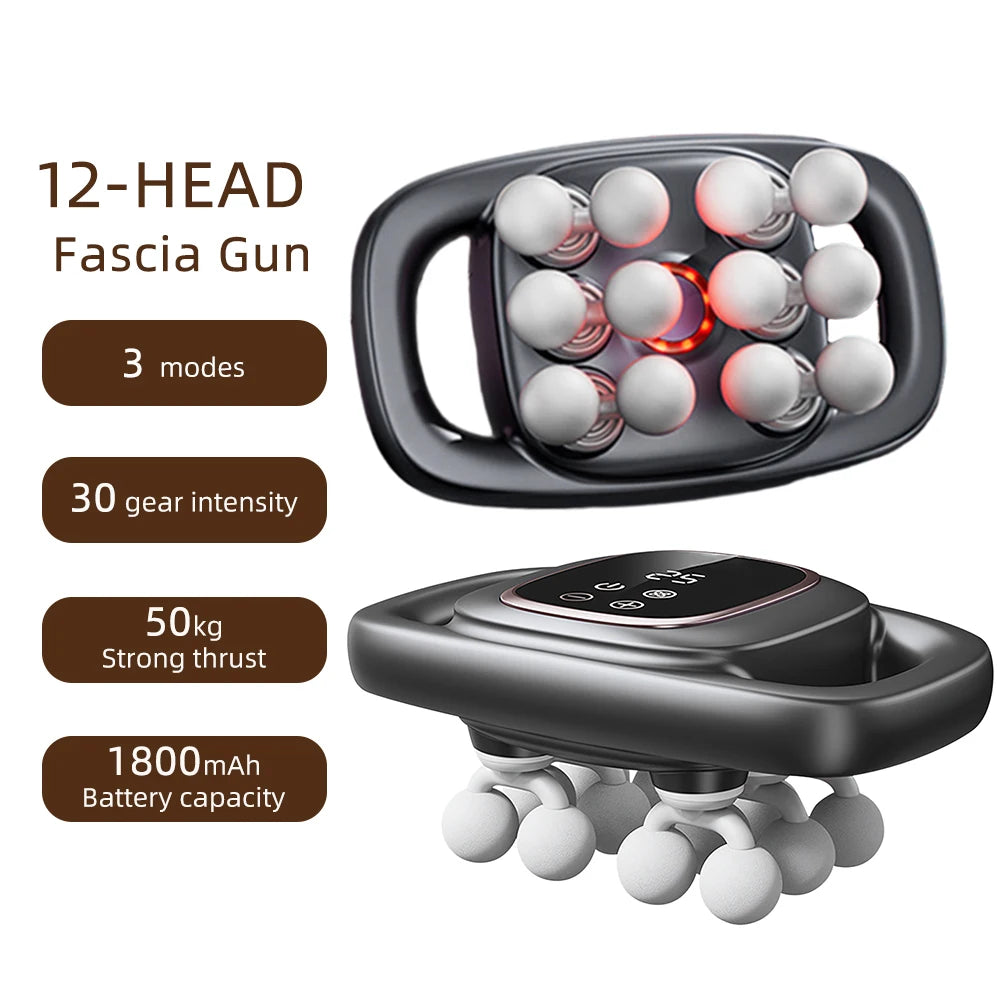 Foreverlily High Frequency Vibration Body Massage Gun Muscle Recovery Tool