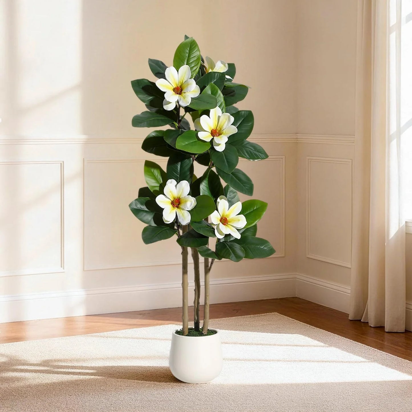 HiMISS Artificial Olive Tree With Lifelike Leaves For Home Decoration