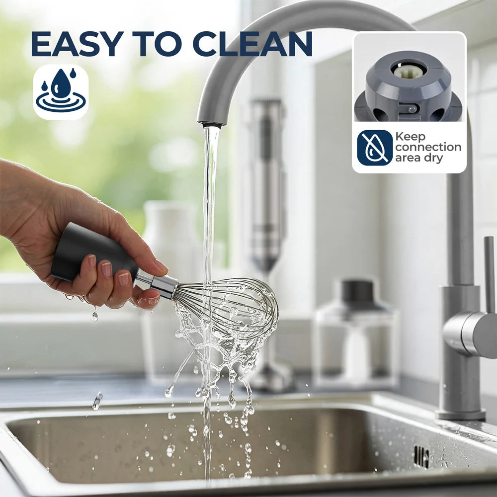 Rouny Hand Immersion Blender 1200W 4In1 Stainless Steel