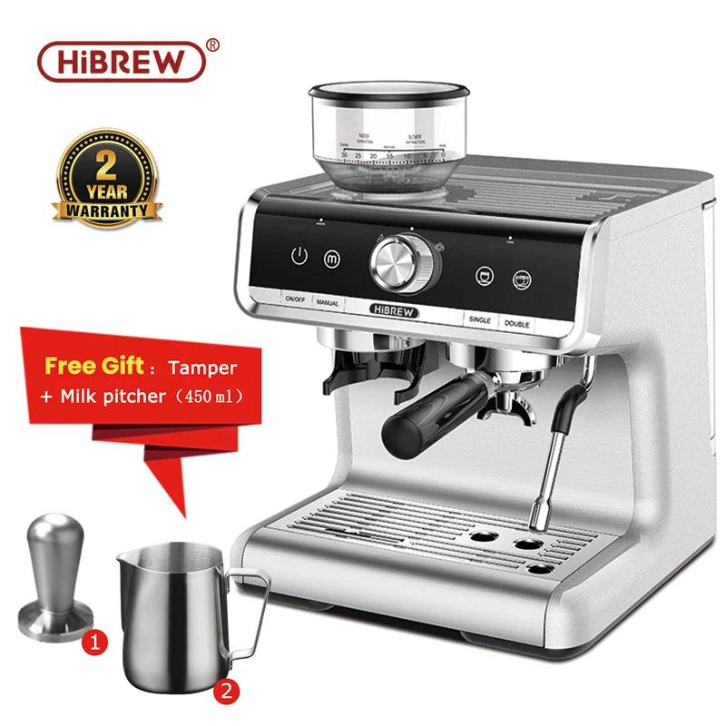 HiBREW Barista Pro 20Bar Espresso Machine With Full Cafe Kit