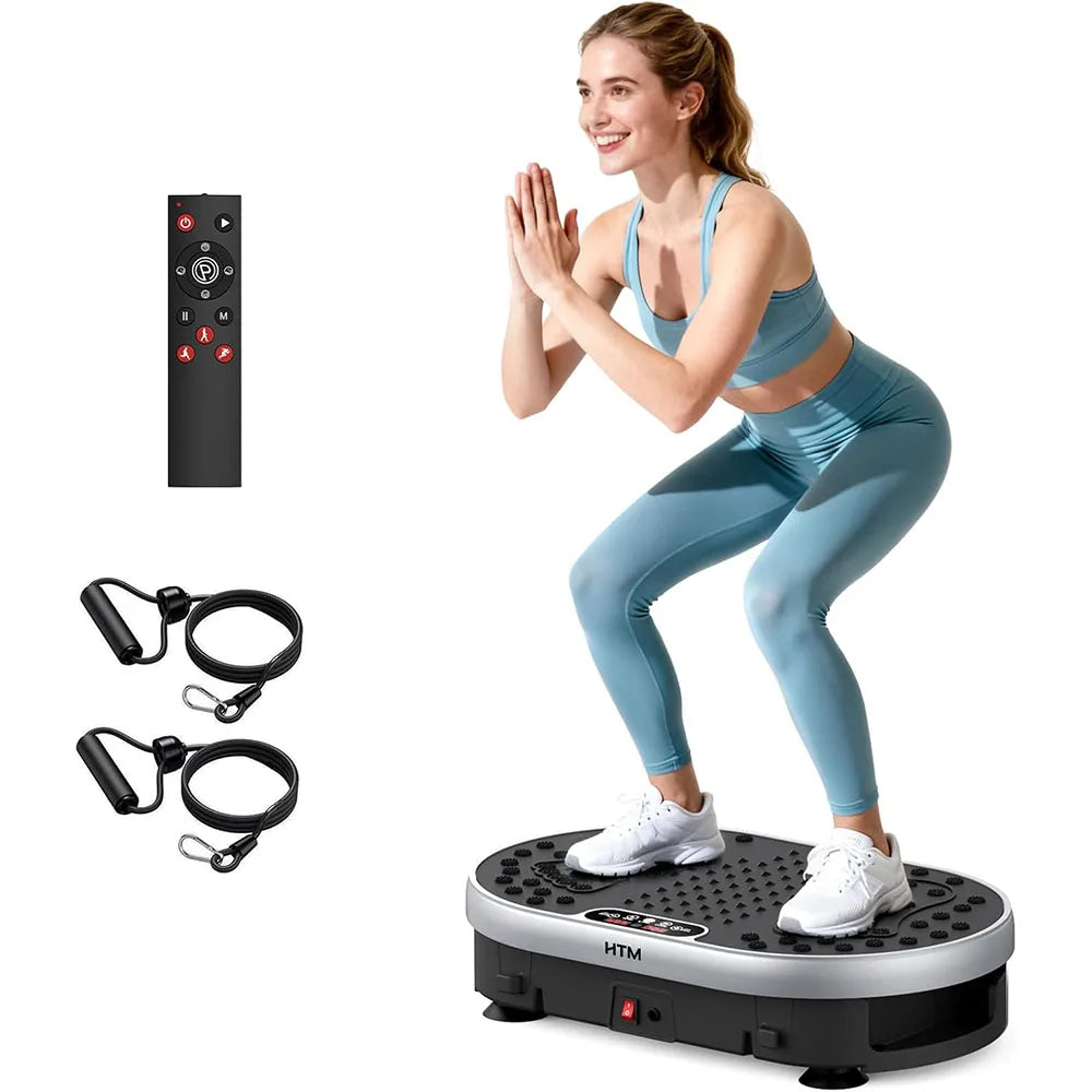 Vibration Plate Exercise Machine With 120 Speed Levels And 9 Preset Programs For Home Fitness Equipment Weight Loss