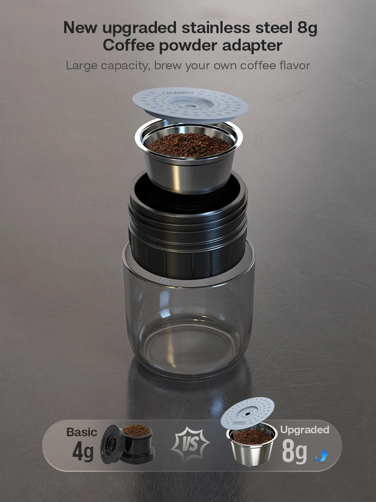 HiBREW Portable Espresso Coffee Machine For Car And Home 12V