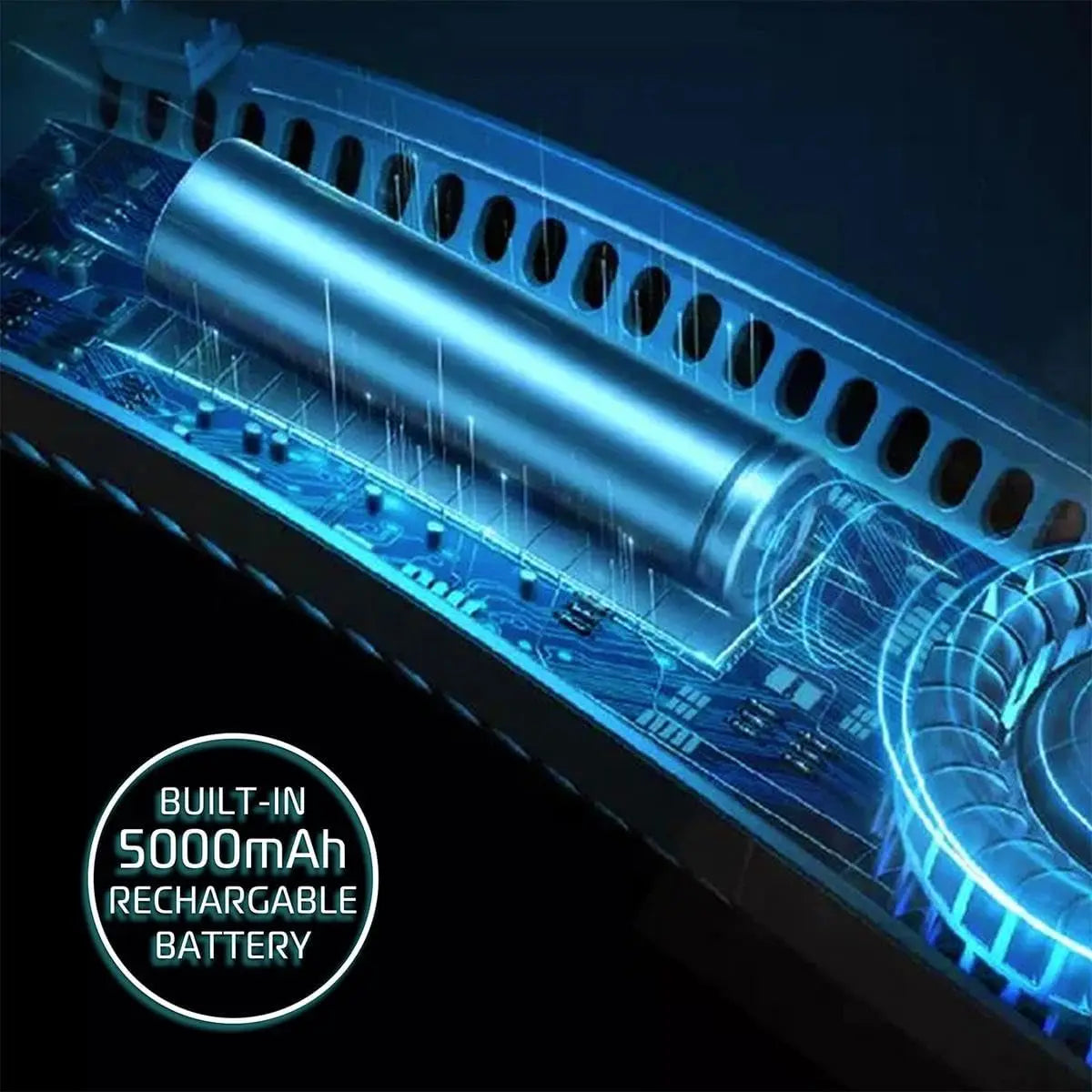 Smvp AlphaCool Portable Neck Fan Rechargeable Personal Cooling Device