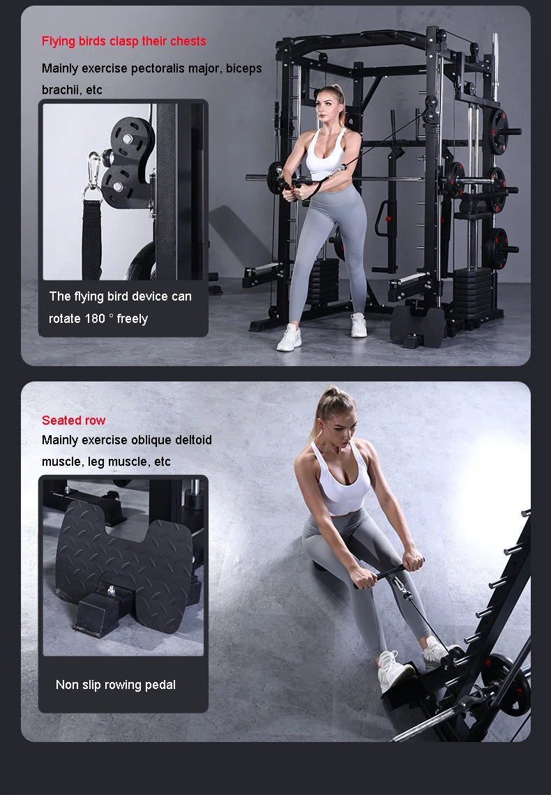 SRhxq Smith Gantry Multi Functional Strength Training System