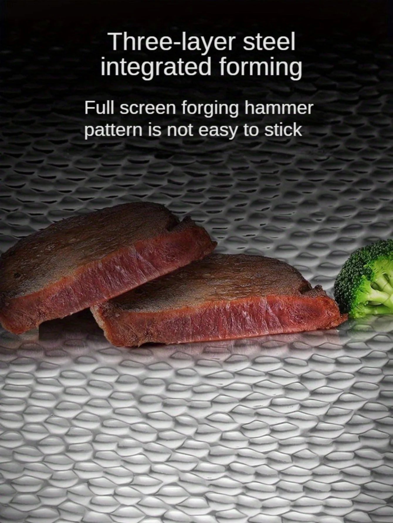 Titanium Round Bottom Wok Uncoated Nonstick Pan Induction Compatible
